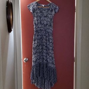 Lucky Brand Blue/White Patterned Dress